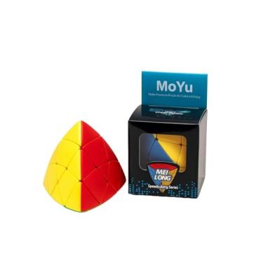 Imagem de Cubo Pirâmide Pyraminx 3x3 Speedcube Profissional de Alta Velocidade – Quebra-Cabeça Mágico Piramidal Suave, Resistente e Ajustável, Ideal para Cubistas, Iniciantes, Competição, Treino e Coleção