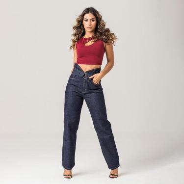 Imagem de Calça Straight Feminina Jeans Lisa Zune-Feminino