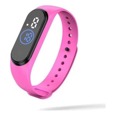Imagem de Kit 10 Relogio Bracelete Pulseira Digital Led M6/m8 Revenda, Rosa&amp;