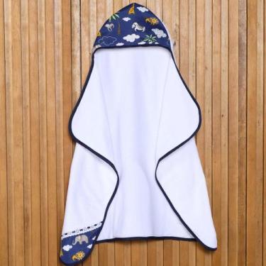 Imagem de Toalha de Banho Bebê Dupla Camada 100% Algodão - Mãe e Filho Enxovais 