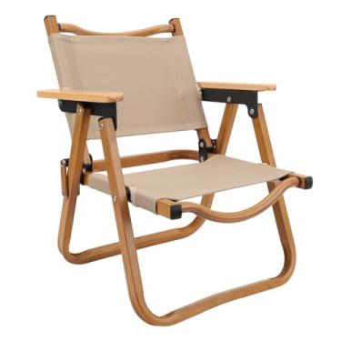 Imagem de Fockety Cadeira de acampamento portátil, cadeira dobrável confortável para crianças, suporte para sentar e reclinar, cadeira de praia infantil para acampamento ao ar livre, piqueniques