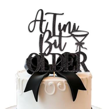 Imagem de Eurteka A Tini Bit Older Cake Topper - Martini Birthday Party Decorations for Happy Birthday Cake Bunting Decor,Bachelorette Party Decoration,Happy Birthday Party Cake Decoration Supplies