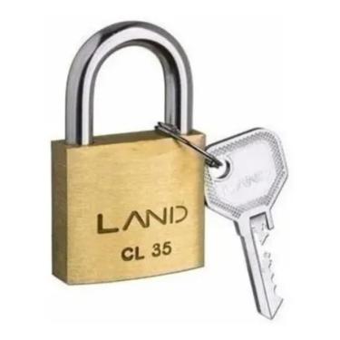 Imagem de Cadeado Land Cl 35 Latão Segurança Superior E Durabilidade