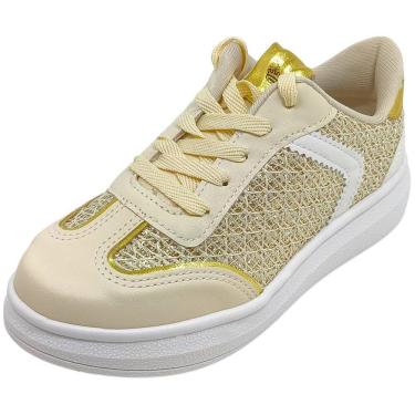 Imagem de Tenis Infantil Menina Dia a Dia Elegante Conforto Pink Cats