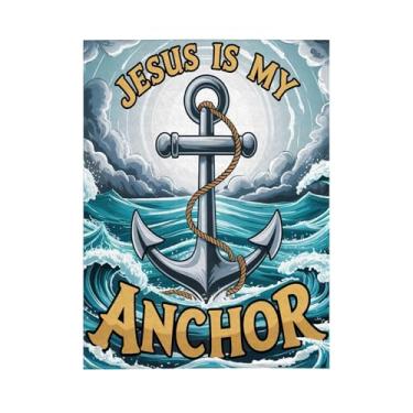 Imagem de Cobertores Jesus is My Anchor para adultos