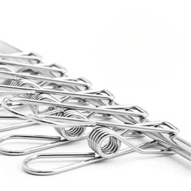 Imagem de Prendedor de Roupa Inox Pregador Roupa Foto Varal(40)