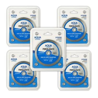 Imagem de Disco Diamantado Porcelanato Aquatools Extrafino 106mm Unidade por Kit