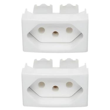 Imagem de 2 Módulo Tomada Branco Lunare 2p+t 250v 20a - Schneider