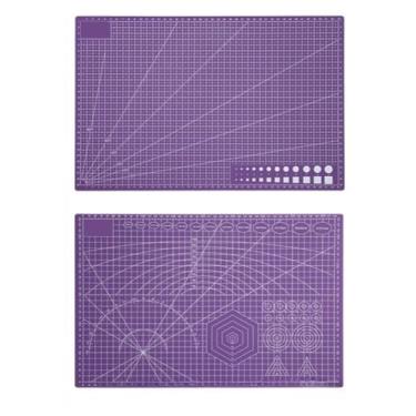 Imagem de Base Corte Dupla Face - Patchwork Artesanato(（A2 60x45cm）ROXO)