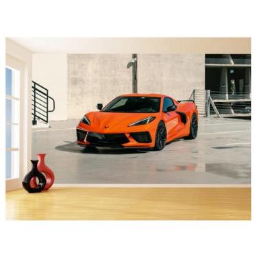 Imagem de Papel De Parede Carro Corvette Chevrolet Chevy 3,5M Car58 - Você Decor