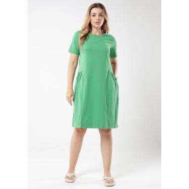 Imagem de Vestido Pau a Pique Algodão Básico Verde