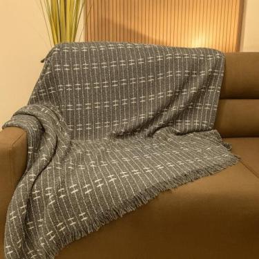 Imagem de Manta para Sofa 2 ou 3 Lugares 100 Algodão 2,40x1,80 m Capa para sofá 