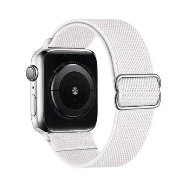 Imagem de Pulseira De Nylon Elástica Para Apple Watch Ultra Série 8 7, Faixa De 