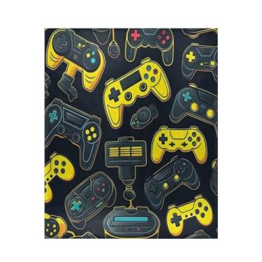 Imagem de Blueangle Manta colorida supermacia e quente, 127 x 152 cm, leve para todas as estações, aconchegante e aconchegante para cama, sofá, sofá, fácil de cuidar (108)