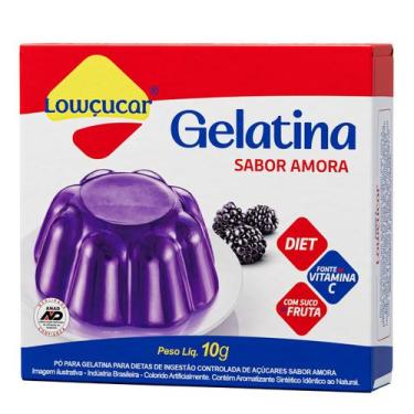 Imagem de Gelatina Lowçucar Sabor Amora 10G