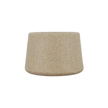 Imagem de Vaso Tramontina Lótus Em Polietileno Granito Areia 8,5 Cm