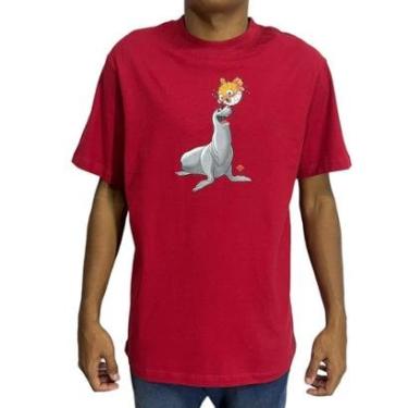 Imagem de Camiseta Vextor Oversized Happy seal-Masculino