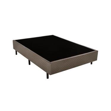 Imagem de Base Box para Colchão de Casal Biflex Ilhéus 39x138x188cm - Marrom