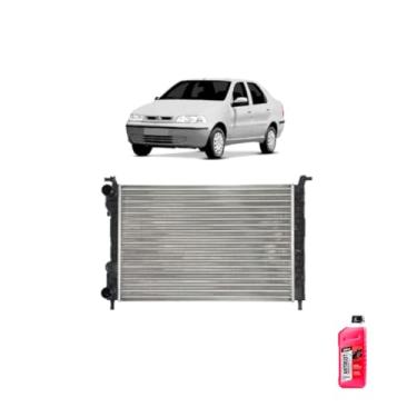 Imagem de Kit Radiador Palio/Siena 1.6 1.8 96 + Aditivo Radiador DNK Rosa