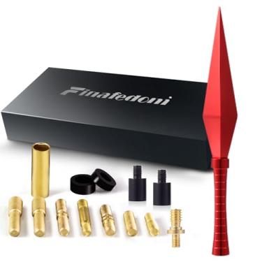 Imagem de Antena de carro caminhão acessórios para caminhões Silverado 1500 F150 F250 F350 Ram 1500 GMC Sierra 1500 Ranger Short Replacement Antena Custom Made Styles (vermelho)