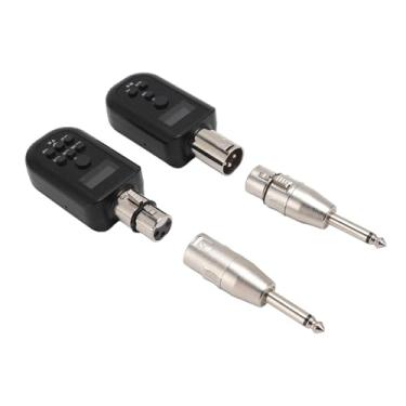 Imagem de Ymiko de Microfone Sem Fio Recarregável de 2,4 GHz para Mixer de DJ, Processador de Som e Pedal Use Transmissor XLR Compacto e Configuração de Receptor para Transmissão de áudio Ao