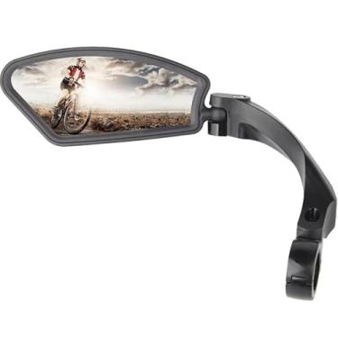 Imagem de Suporte de guidão para espelho de bicicleta, espelho de bicicleta elétrica para guidão, lente de vidro HD, espelhos retrovisores de bicicleta