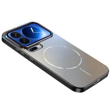 Imagem de FWYANZH Capa magnética para Xiaomi 17 Pro Max/17 Pro/17, proteção de lente de câmera, ultrafina, à prova de choque, capa minimalista, cinza, 17