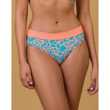 Imagem de Calcinha de Biquíni Sunquíni Estampada - Cor De Cacau, 48, Abstrato ma