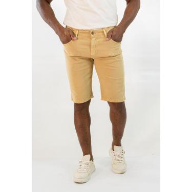 Imagem de Bermuda Sarja Masculina Slim Estonada Algodão Anticorpus-Masculino