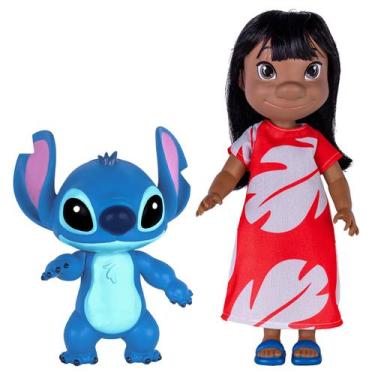 Imagem de Conjunto Bonecos Lilo E Stitch Filme Disney Lançamento 2025 - Cotiplás