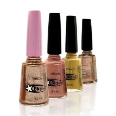 Imagem de Kit 4 Esmaltes Nude 15,5ml Coleção Especial Tô Nude Big Universo