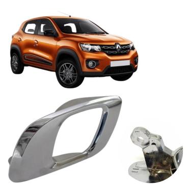 Imagem de Maçaneta Interna Gatilho Cromado Esquerdo Kwid Após 2017