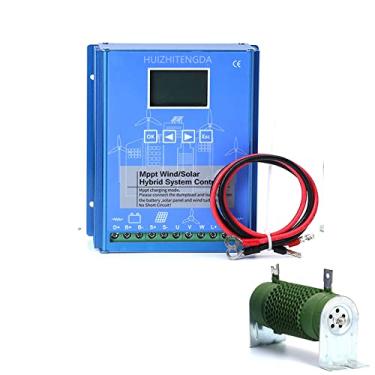 Imagem de HUIZHITENGDA Controlador Híbrido MPPT 8000W para Carregamento e Descarga de Vento e Solar, Booster PWM 12V 24V, Regulador de Bateria 30A 40A para Turbina Eólica e Solar,12v