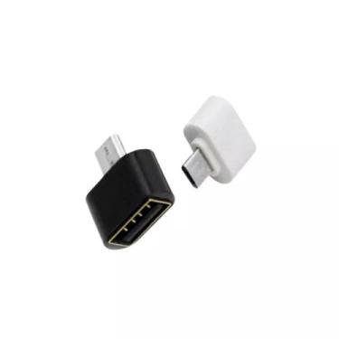 Imagem de Adaptador OTG Micro USB Para USB Fêmea 2.0 Conversor Dados Teclado Pendrive