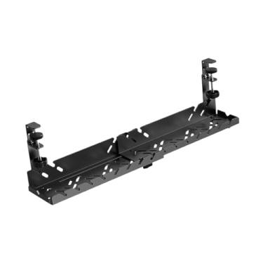 Imagem de AsrMyjcx Organizador de Cabos para Mesa com Fixação por Grampo: Flexível e, Oculta os Cabos e Oculta os Fios. Ideal para Mesas de Trabalho em Pé, Retrátil