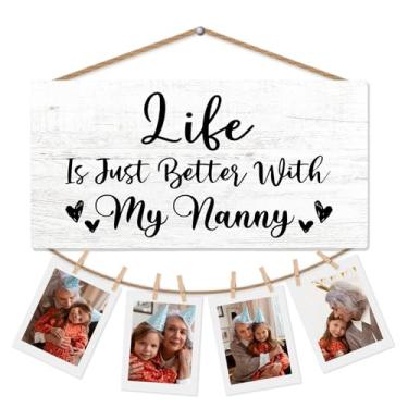 Imagem de CGBHW Porta-retrato para parede, presente de aniversário para vovó, agradecimento, avó, babá, presente de netos, netos, exibição de fotos