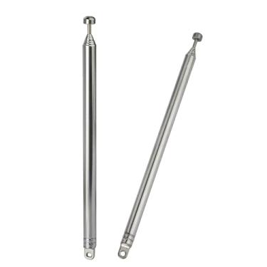 Imagem de SZSAUTO Antena AM FM Antena telescópica de 7 seções (pacote com 2) antenas de substituição de rádio portátil para rádio portátil interno receptor estéreo AV áudio vídeo home theater receptor