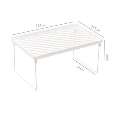 Imagem de YOUTHINK Prateleira de Exibição de Mesa, Prateleiras de Mesa e Fora da Superfície Rack Dobrável Grande Display Riser Com Design Oco para Bolsas de Figuras Sapatos Óculos Plantas Prateleira de