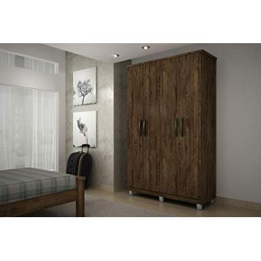Imagem de Roupeiro 4 Pts Atenas Imbuia - CHF Móveis