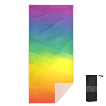 Imagem de Joitme Rainbow Gay Pride LGBTQ Toalhas de banho infantis, tamanho P, toalhas macias, toalhas de natação para crianças