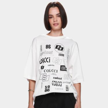 Imagem de Camiseta Colcci 1986 Casual Feminina-Feminino
