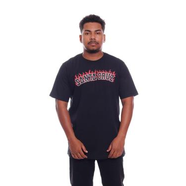 Imagem de Camiseta Santa Cruz Flamed Collegiate SS-Unissex