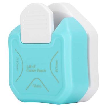 Imagem de Generic Canto Redondo Perfurador Portátil 3 Em 1mini Dispositivo de Corte de Papel, ângulo Versátil Cortador Redondo para Cartões de Visita, Cartões, Abs + Ferro