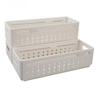 Imagem de TOPINCN Caixa de Armazenamento Retrátil, Caixa de Armazenamento Expansível Empilhável Multifuncional para Suprimentos de Cozinha, Organiza Facilmente o Espaço Doméstico (Grande)