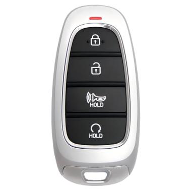 Imagem de Chave inteligente para Hyundai Santa Fe 2021-2023, chaveiro de proximidade Alliskeys com 4 botões de substituição para Hyundai Santa Fe 2021 2022 2023TQ8-FOB-4F26 95440-S2600