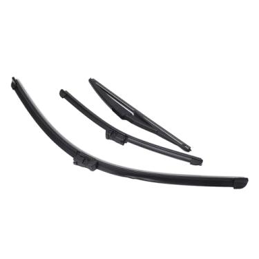 Imagem de Dioche Lâminas de Limpador de Para- Dianteiro e Traseiro, Lâminas de Limpador de Para- de Borracha Macia Premium Definidas para Veículos 500 500c 500l 2009 a 2023 Lhd