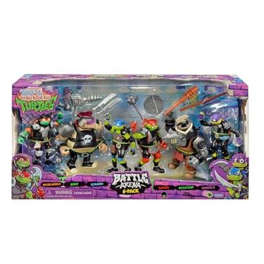 Imagem de Teenage Mutant Ninja Turtles TMNT Battle Arena Figure6pk CM