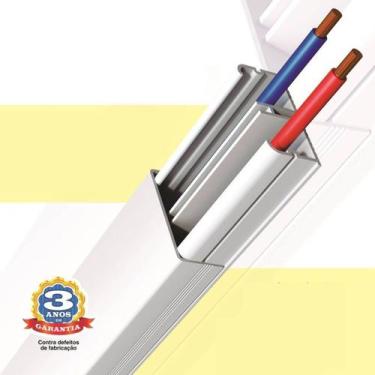 Imagem de Canaleta de Pvc Isolamento Seguro com Fita 25 Unidade - Branco - Perma