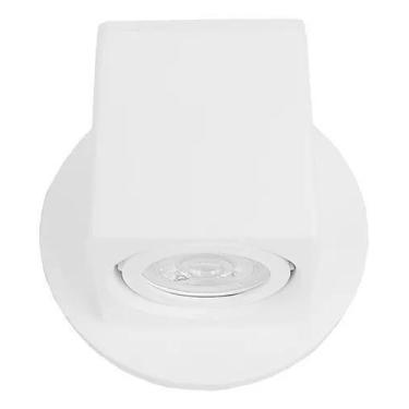 Imagem de Spot Arandela Direcionável Quadrada Área Externa 9x12 Branco - MegaLux