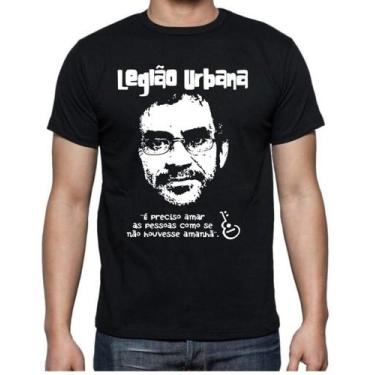 Imagem de Camiseta Legião Urbana É Preciso Amar Adulto - Glev.Conceito, P, Preto